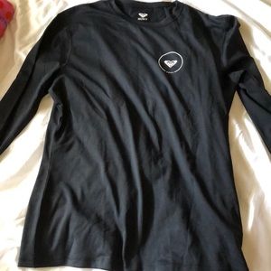 Black Roxy rash guard brand new SPF 50